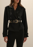 FD The Margaret Belt, Black/Polished Gol
