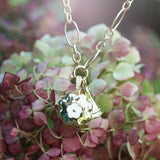 ASHA Flower Locket, Gold-ASHA