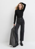 FD Elena Long Sleeve Sweater, Black-Favorite Daughter