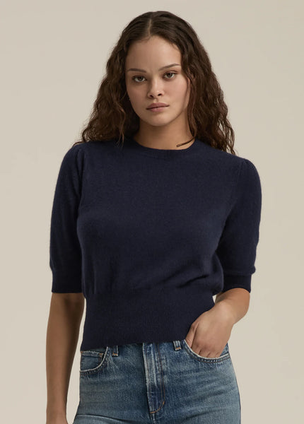 The Elena Top, Navy-Favorite Daughter