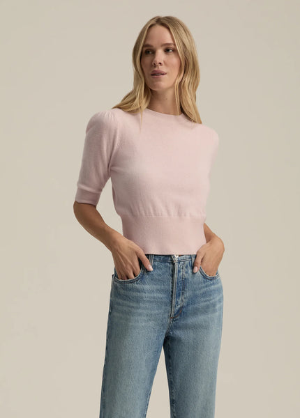 The Elena Top, Pale Pink-Favorite Daughter