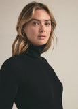 Amelia Long Sleeve Top, Black-Favorite Daughter