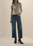 Amelia Long Sleeve Top, Melange Grey