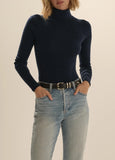 Amelia Long Sleeve Top, Navy