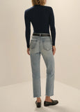 Amelia Long Sleeve Top, Navy