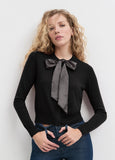 FD The Take A Bow Cardigan, Black-Favorite Daughter