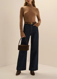 FD The Leopard Favorite Belt, Leopard/Polished Gold