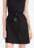 FD The Woven Knot Belt, Black - Small