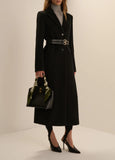 The Double Take Belt, Black/Polished Gold