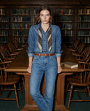 The Rodeo Shirt, Medium Denim-The Shirt - Rochelle Behrens