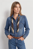 The Rodeo Shirt, Medium Denim-The Shirt - Rochelle Behrens