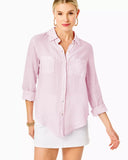 Sea View Button Down, Urchin Pink-Lilly Pulitzer