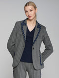 Vilagallo Grey Diplomatic Jacket, Grey-Vilagallo