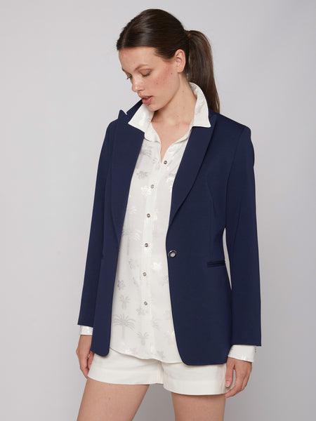 Sophia Knit Jacket, Navy-Vilagallo