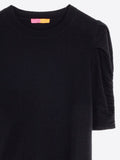 Vilagallo Puff Sleeve Sweater, Black-Vilagallo