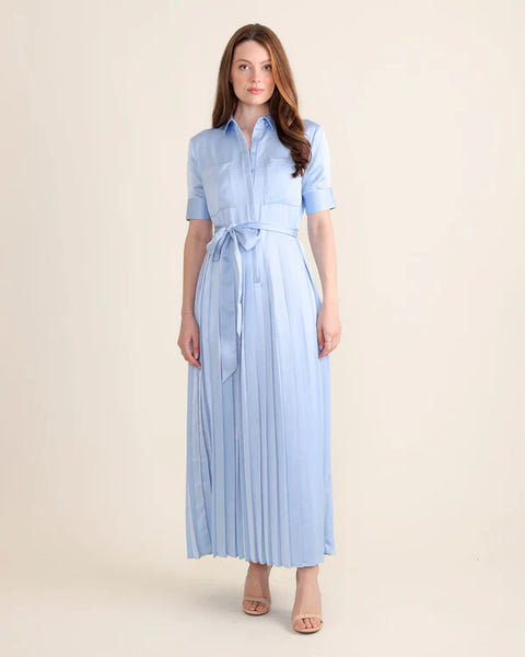 Beckett Dress, Cornflower-S'EDGE