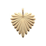 JW LOVE Palm Frond Heart, Gold-Jane Win