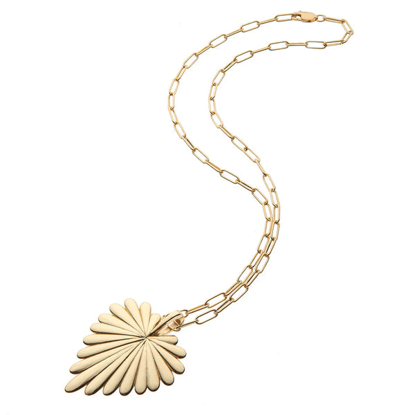 JW LOVE Palm Frond Heart, Gold-Jane Win