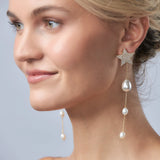 Nora's Starry Nite Statement Earring, CZ-Laura Foote