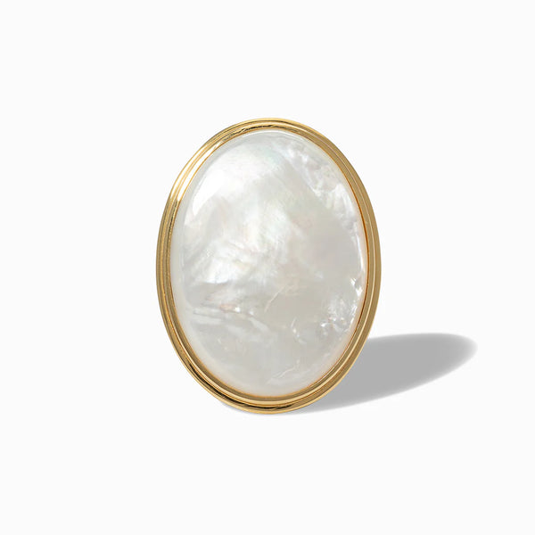 Splash of Color Ring, Mother of Pearl-Laura Foote