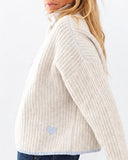KR Marley Cashmere Sweater, Misty Gray-Kerri Rosenthal