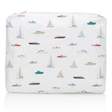 Medium Zipper Pack - “Set Sail” Myriad of Nautical Boats-Hi Love