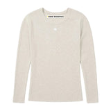 KR Long Sleeve Rib Tee, Oatmeal Heather