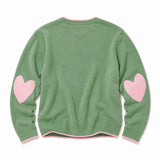 Patchwork Pullover, Dark Sage-Kerri Rosenthal