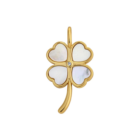 ASHA Mini Lucky Clover Charm, MOP-ASHA