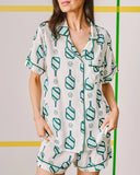 Shorts Pajama Set, Pickle Ball-Katie Kime