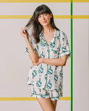 Shorts Pajama Set, Pickle Ball-Katie Kime