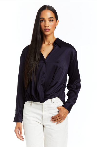 DREW Salma Top, Navy-DREW