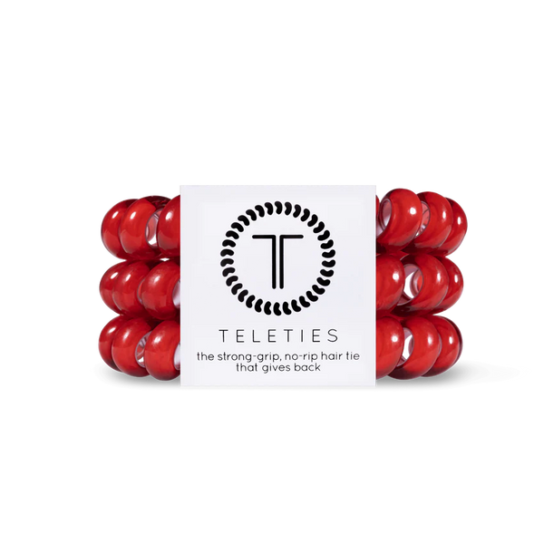 Large Hair Tie, Scarlet-TELETIES