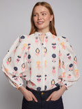Vilagallo Edina Shirt, Neon Embroidery-Vilagallo
