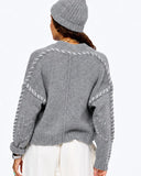 Sienna Cardigan, Smoke-Kerri Rosenthal