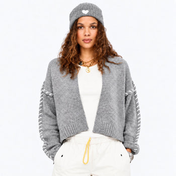 Sienna Cardigan, Smoke-Kerri Rosenthal