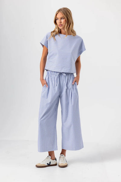 Sun Maya Pants, Navy Stripe-sundays