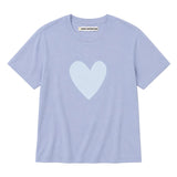 KR Suke Imperfect Heart Tee, Denim-Mid Blue-Kerri Rosenthal