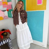 Tia Love Brigade Shirt, Caramel Earth-Kerri Rosenthal