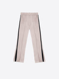 Vilagallo Stretch Trousers with Black Grosgrain, Off White-Vilagallo