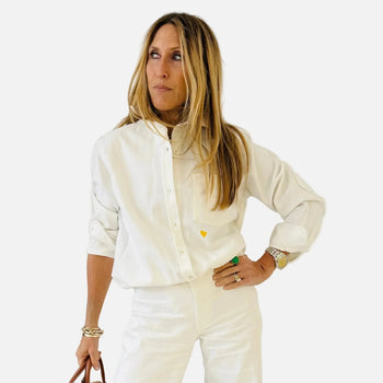 Mia Denim Shirt, Blank Canvas