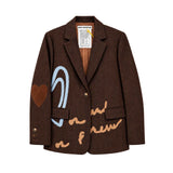 Workday On And On Forever Blazer, Brown-Kerri Rosenthal