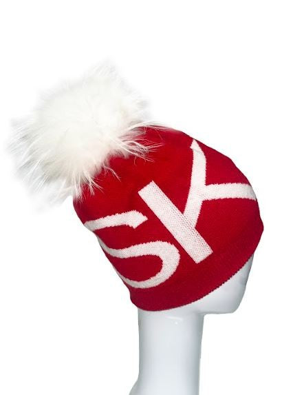 Linda Richards SKI Hat, Red-Linda Richards