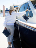 HL Wristlet, Navy Rope Heart-Hi Love
