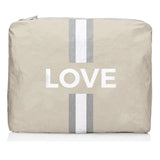 HL Medium Pack, Beige Stripe LOVE-Hi Love