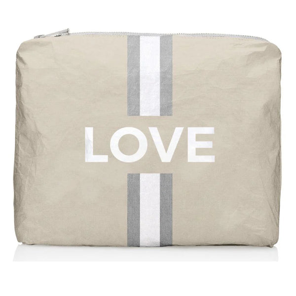 HL Medium Pack, Beige Stripe LOVE-Hi Love