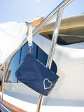 HL Wristlet, Navy Rope Heart-Hi Love