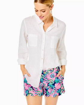 Sea View Button Down - Resort White-Lilly Pulitzer