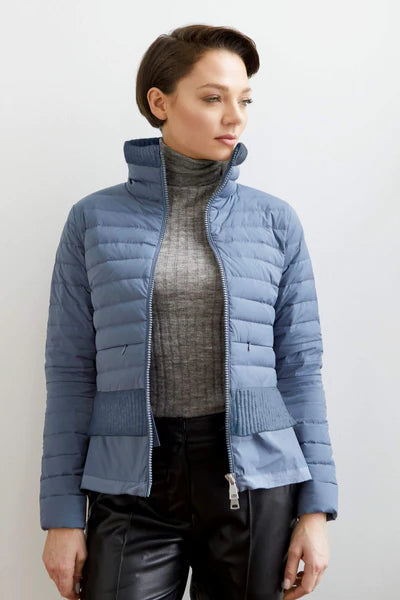 Lilly Jacket, Blue-Adroit Atelier