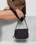 MZ Wallace Small Quilted Bowery Crossbody-Black-MZ Wallace